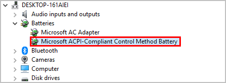 Microsoft Acpi Compliant Control Method Battery Issues